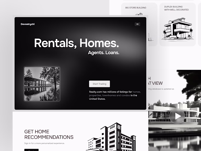 Real Estate Website Design – Home Search Property