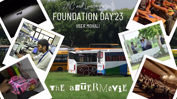 The Aftermovie || 17th  Foundation Day IISER Mohali 2023 - YouT…