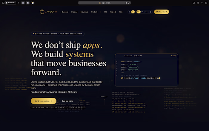 Premium Company Website / Digital