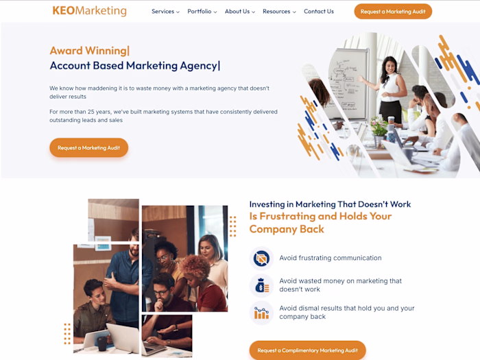 Website built on wordpress with custom theme and builder