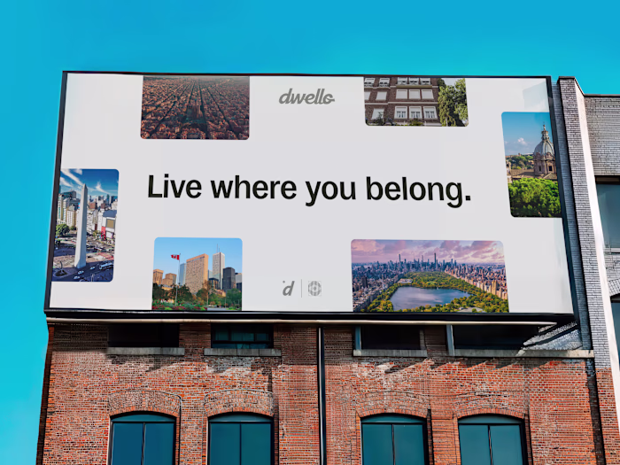 Brand identity for Dwello, a
