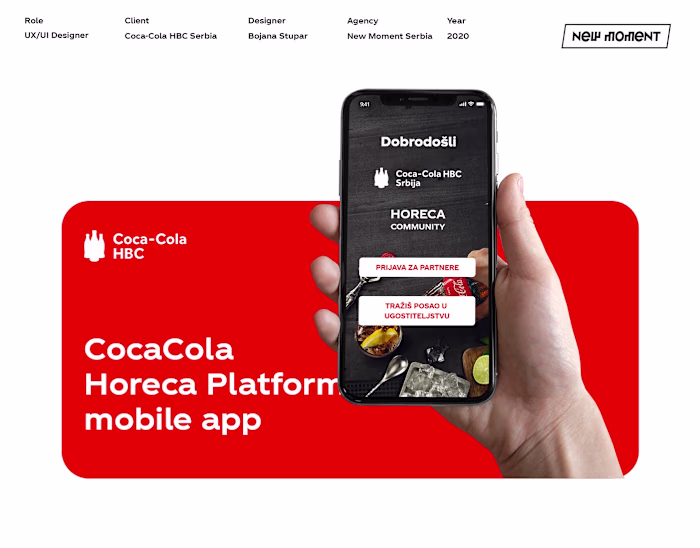 CocaCola Horeca Platform mobile app