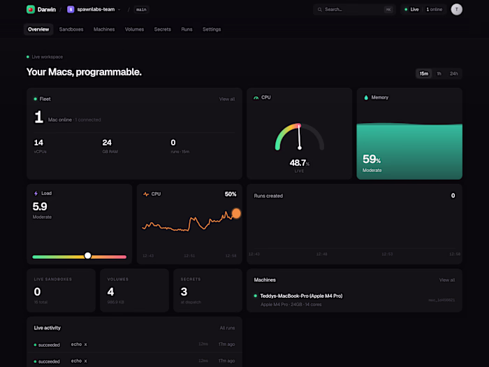 Herds — Programmable Mac Runtimes