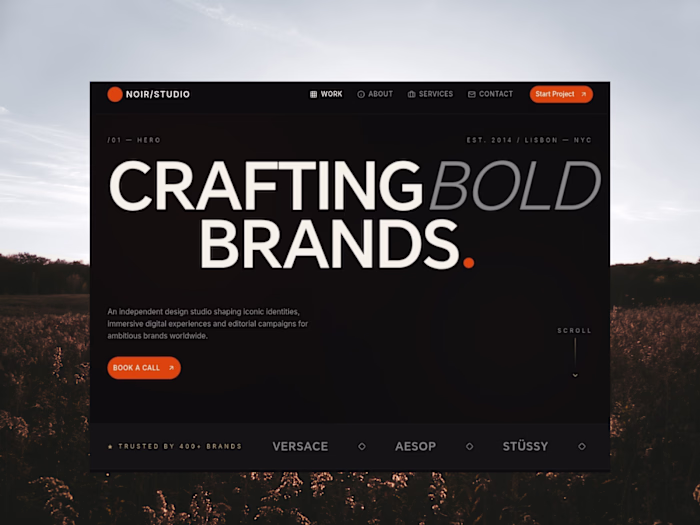 NOIR/STUDIO — Crafting Bold & Premium Brand Identities