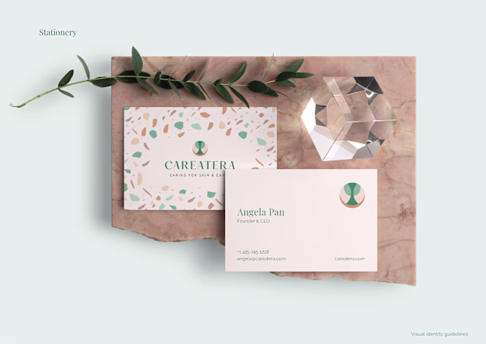 Organic cosmetic branding