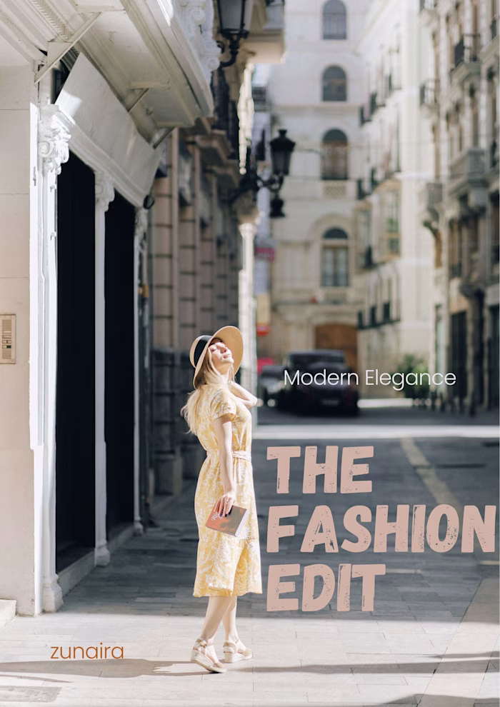 This fashion editorial design highlights