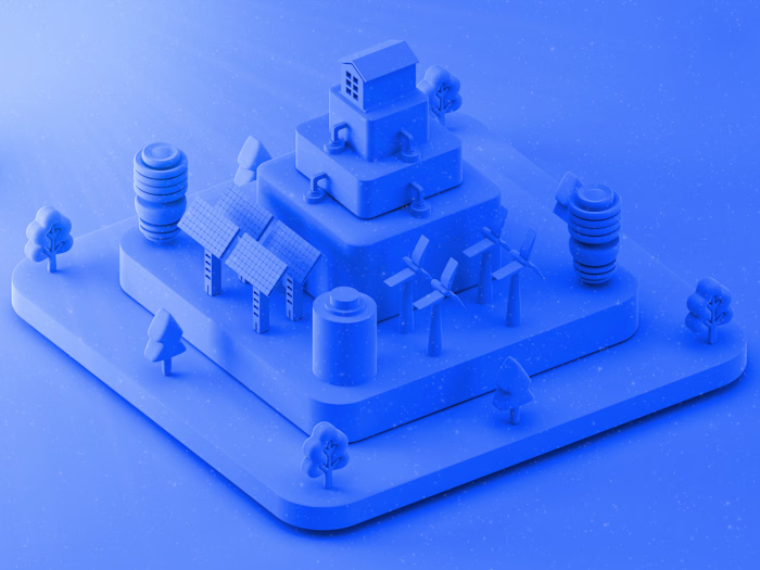 Sustainable Energy City: Conceptual 3D Renders