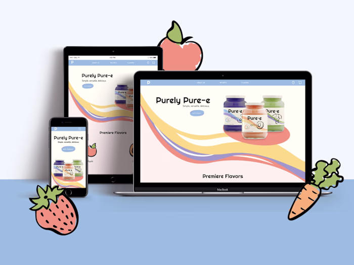 Purely Puree E-commerce Site