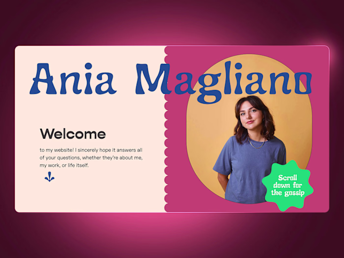 Branding + Website Design & Development – Ania Magliano