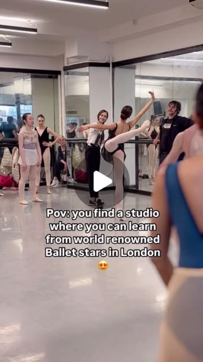 POV instagram post for danceworks london 