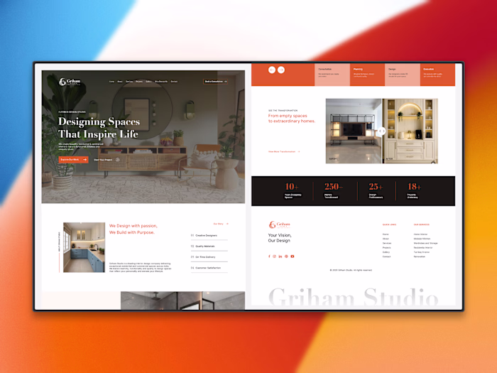 Landing Page Design and Development For Real Estate Agency.