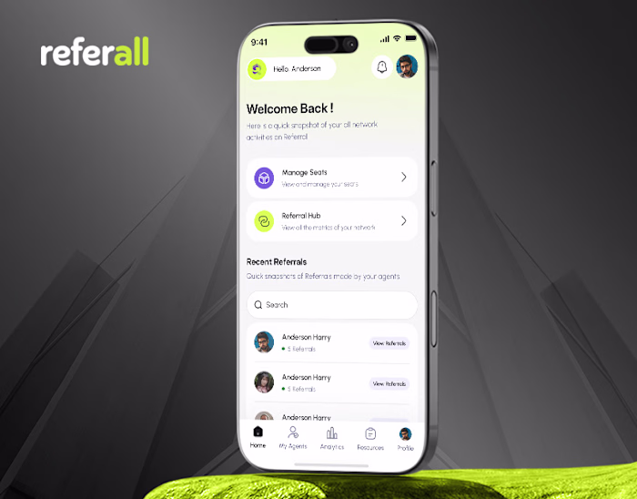 Referall - Real Estate SaaS & UX UI Design