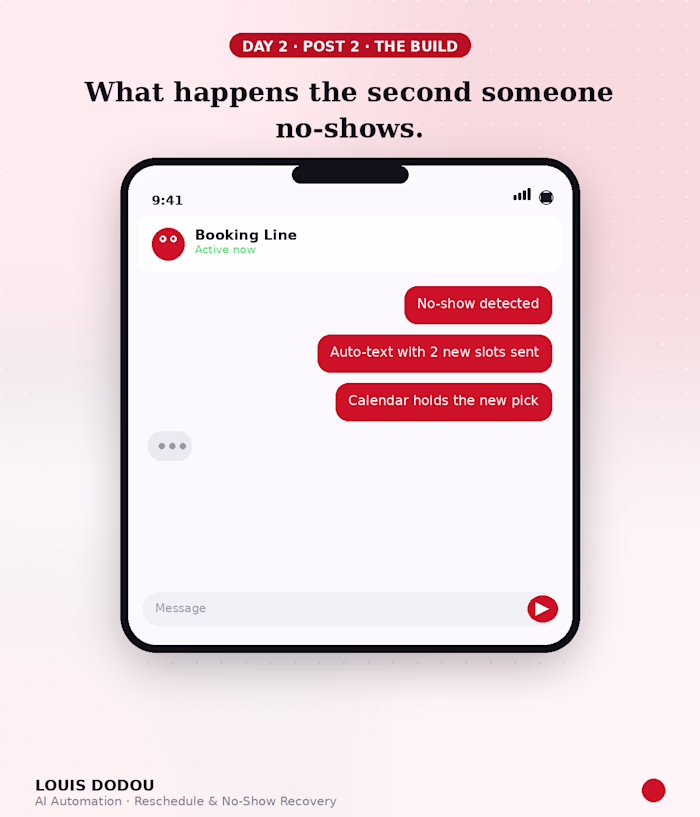 What happens the second someone
