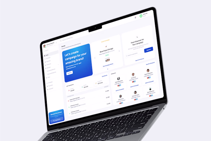 SaaS UI/UX Design