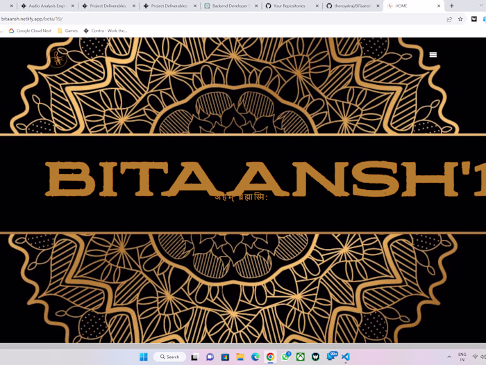 BITaansh Webiste