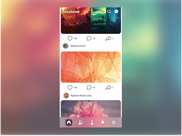 Facebook concept