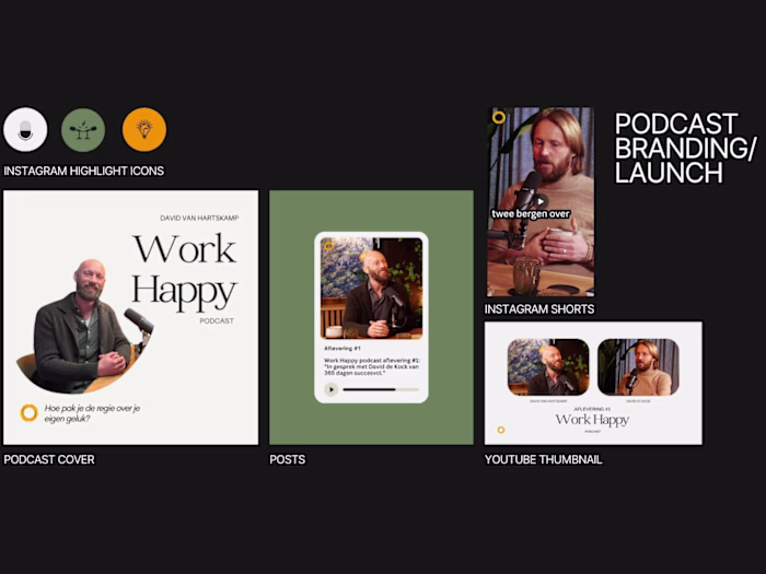 Podcast launch and social media management