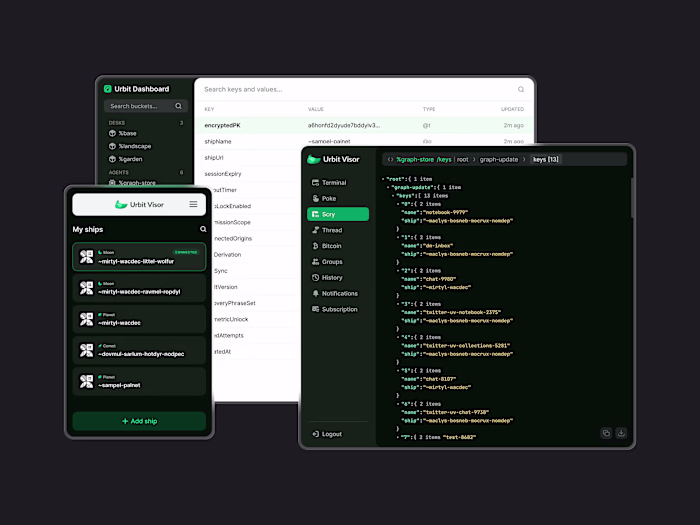 Urbit Apps: Developer Tools UX/UI Design