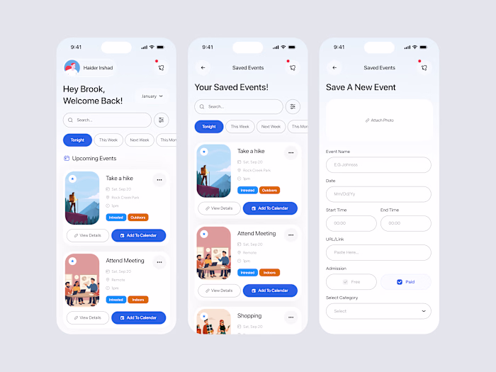 Adventure App Design