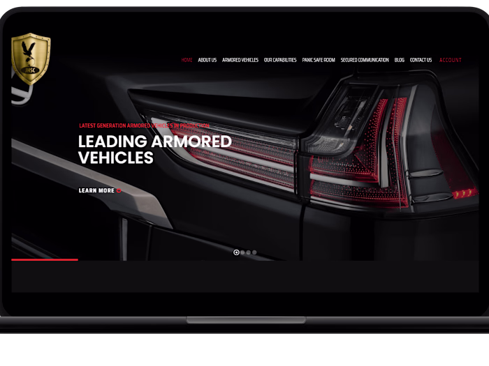 Vehicle's website