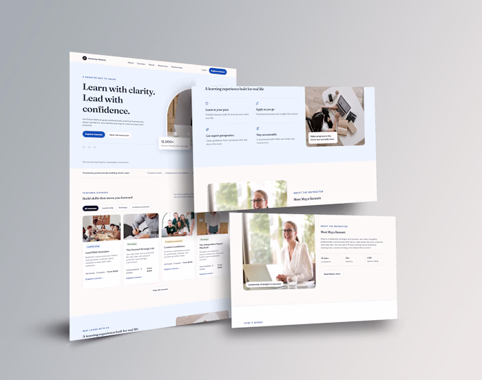 Kajabi Course Website Design & Setup