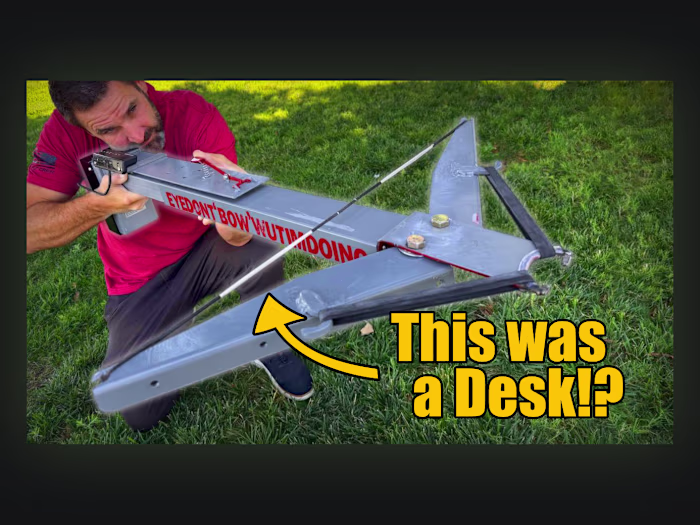 Standing Desk Crossbow YouTube Thumbnail Designs