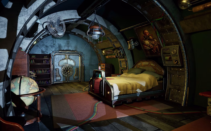 Dieselpunk Space Station