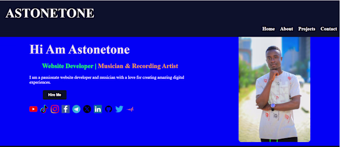 Portfolio Website I developed using