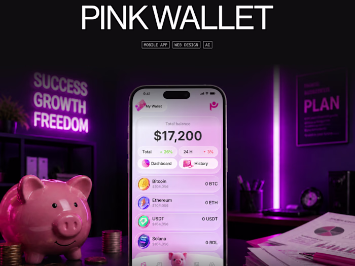 Pink Wallet - AI Powered Crypto Wallet