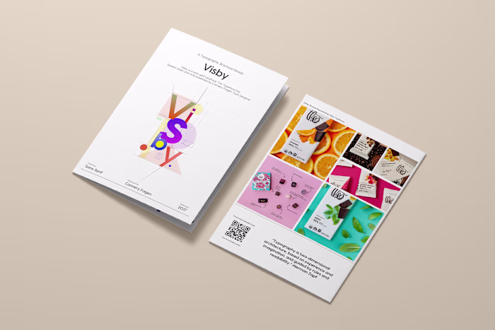 Typography (Connary Fagen) Brochure Design