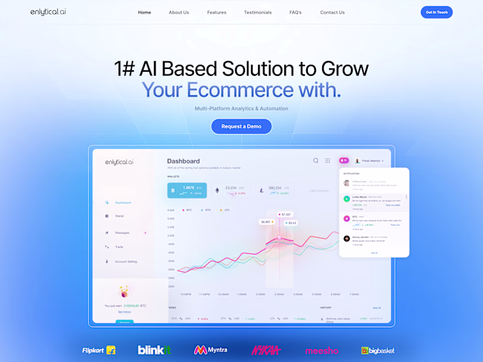 Enlytical (https://Enlytical.ai) Ai Website 