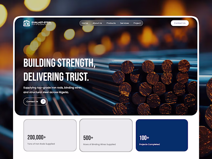 Evalast Marketing Website Design and Development