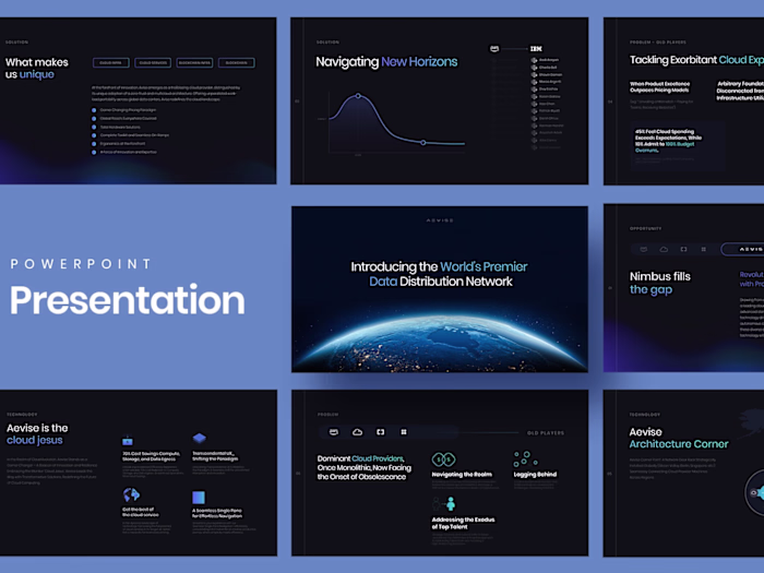Pitch Deck & Presentation Designs