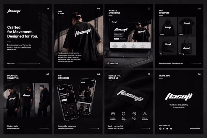 Complete visual identity and digital