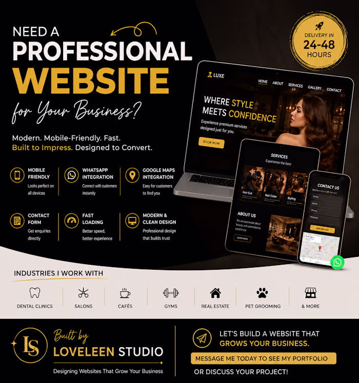 Professional Business Website Design |