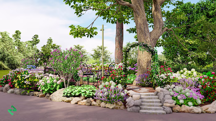 Secrete Garden Oasis in CA, USA
