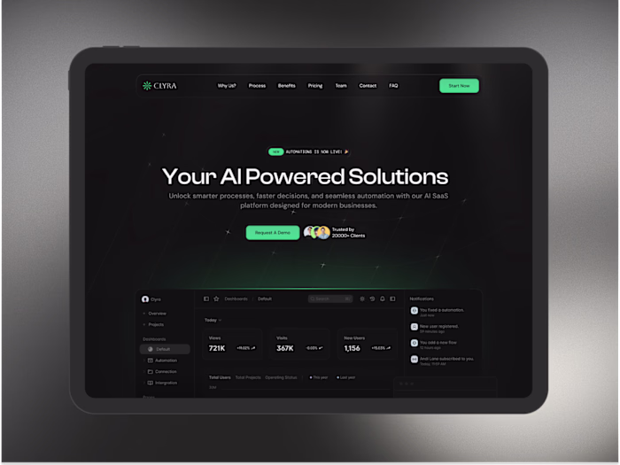 Zaply: Landing page for AI agency