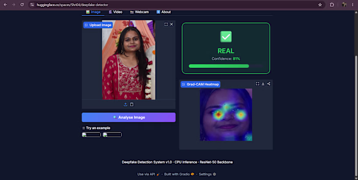 Deepfake Detection System
Problem: Deepfake accessibility
