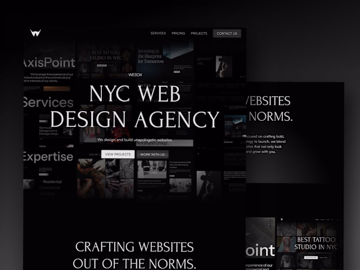 WEDEX - Web Design Agency Framer Website