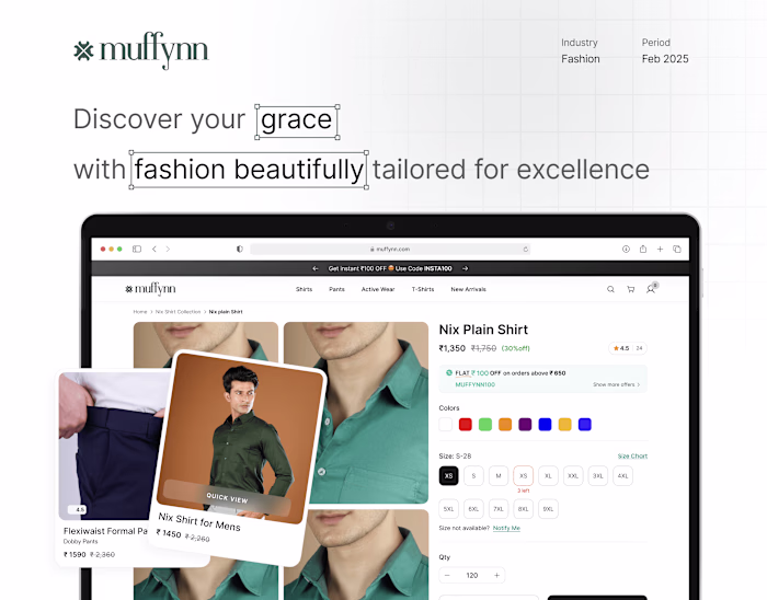 E-Commerce Website Re-design
