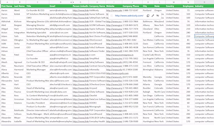 5000 Leads from software industry

I