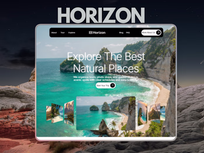 Luxury Travel Landing Page Design
A