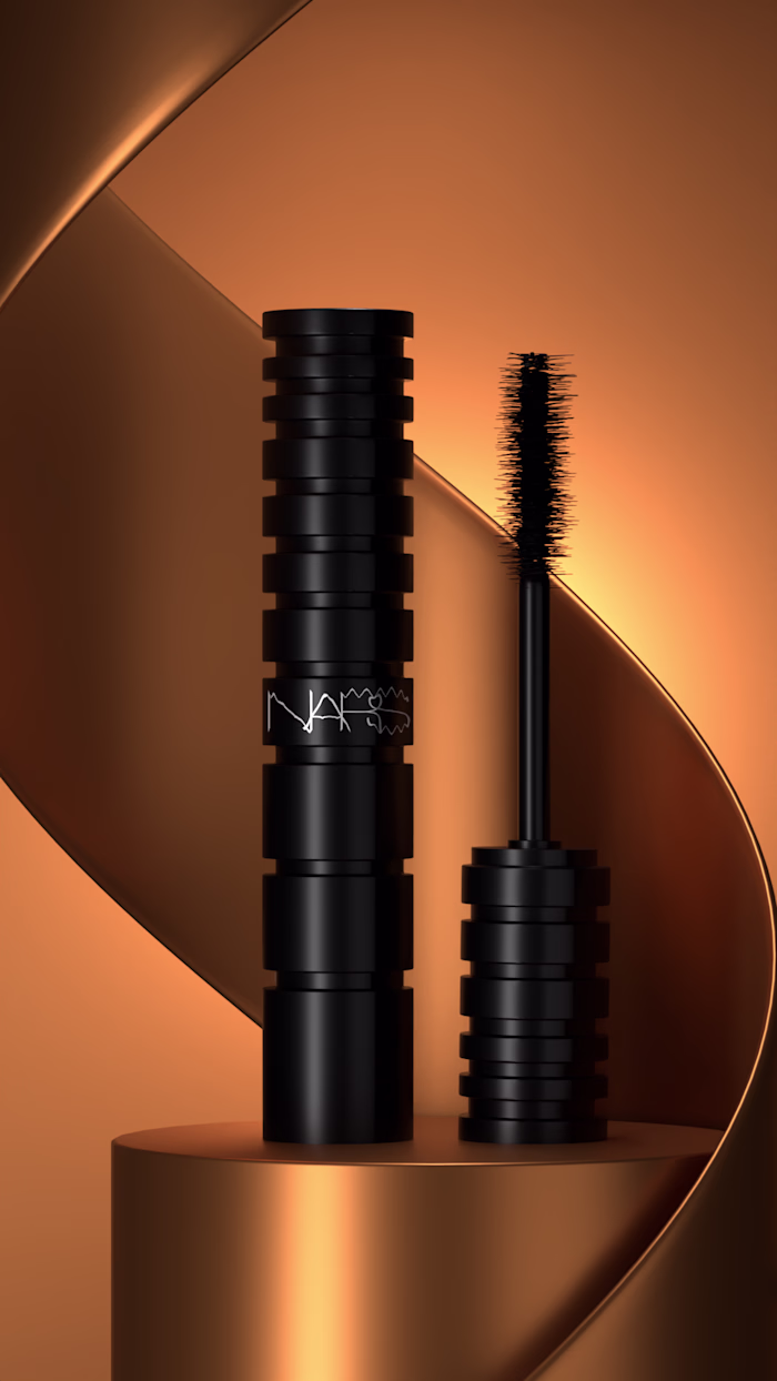 A bold mascara render crafted for high-end beauty branding. ...