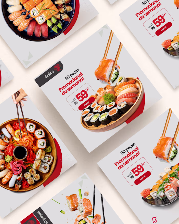 Sushi Brand Campaign — Food Advertising & Visual Identity