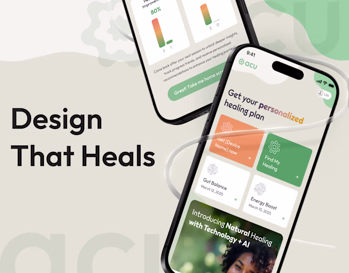 UX/UI Design for an AI-Powered Wellness App
