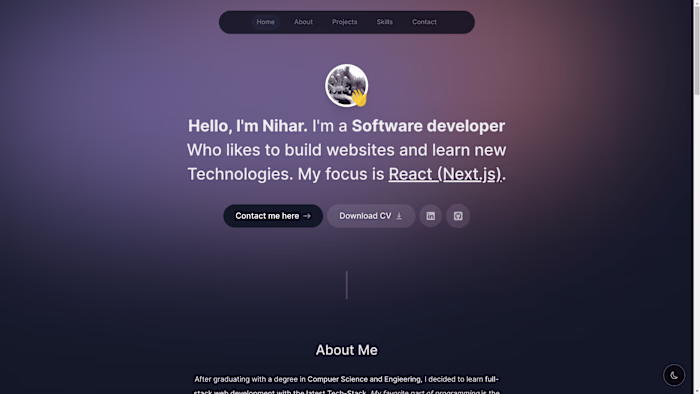 Portfolio site