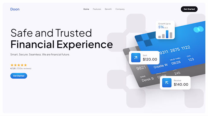A high-converting landing page designed