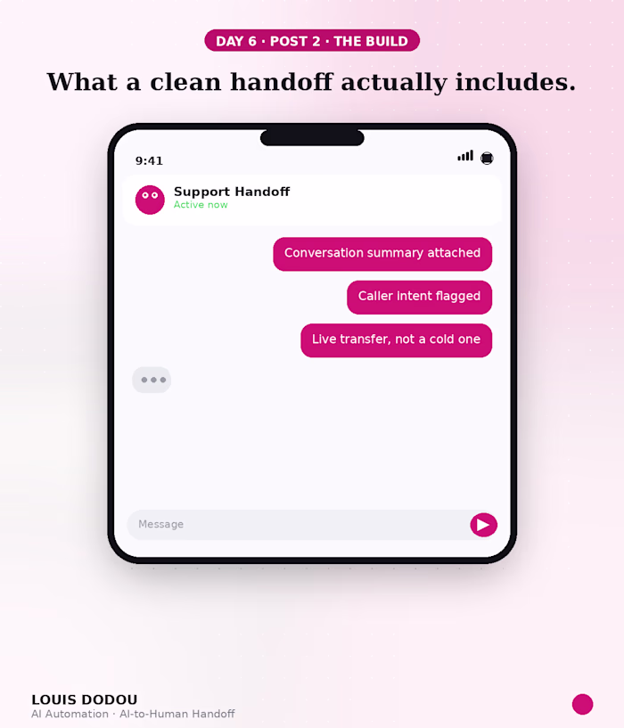 What a clean handoff actually