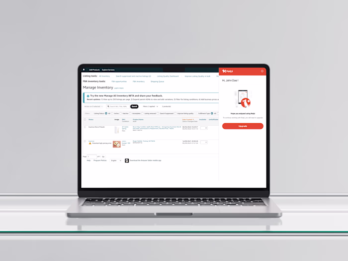 UX/UI Enhancement for Kelpi's Amazon Listing Tool