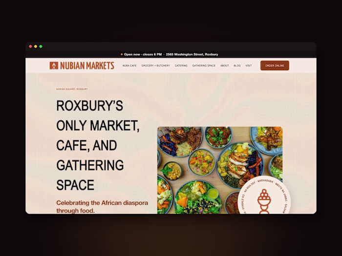 Nubian Markets, a halal grocery,